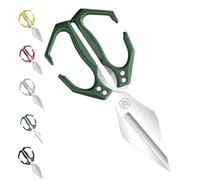 Seattleget Multifunctional Heavy-Duty Kitchen Shears,Seattle Get Scissors,2 In 1 Ergonomic Kitchen Scissors,For Chicken Duck, Fish Bones (GREEN)