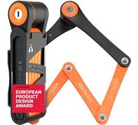 Seatylock FoldyLock Compact - Candado plegable para bicicleta, galardonado y patentado, ligero, de alta seguridad, resistente y antirobos, Smart Secure Guard con llaves y funda para bicicletas o