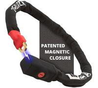 Seatylock Viking - Candado de cadena para bicicleta con llave, magnético, patentado, se vende seguro, clasificación plateada, resistente, antirrobo, cerradura inteligente de seguridad para bicicleta