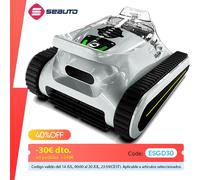 Seauto-aspiradora robótica para piscina, Robot de escalada en pared, limpiador automático de piscina, adecuado para paredes y suelos de 2000 pies cuadrados