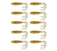 SEAYACK 10pcs Fishing Lures 5.5cm 2.1g Swimbait Grub Lures Soft Baits Accessories Soft Plastic