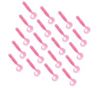 SEAYACK 20pcs Elastic Fishing Lures Realistic Floating Swimbaits for Bass Trout in Saltwater Freshwater Freshwater Angling Durability Freshwaters Fishing Baits