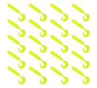 SEAYACK 20pcs Elastic Fishing Lures Realistic Floating Swimbaits for Bass Trout in Saltwater Freshwater Freshwater Angling Durability Freshwaters Fishing Baits