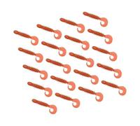 SEAYACK 20pcs Elastic Fishing Lures Realistic Floating Swimbaits for Bass Trout in Saltwater Freshwater Freshwater Angling Durability Freshwaters Fishing Baits