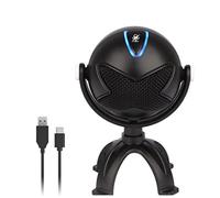 SEAYACK Micrófono para juegos con forma de alienígena con soporte de trípode, cardioide, sensibilidad precisa, enchufe y sonido para reproducir M