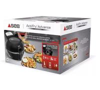 SEB ACTIFRY ADVANCE 1,2 kg Freidora sin aceite eléctrica negra Regulación inteligente de la temperatura Fritura saludable Aspa de elaboración Aplicación de recetas Sin olor Fácil de usar FZ727800