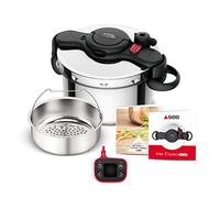 SEB Clipso Now+ Olla de cocción 7,5 L, Resultados de cocción, Ahorro de Tiempo, Apertura fácil, Temporizador Inteligente, Fabricado en Francia, Asas Plegables P4904850