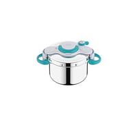 Seb Libro de olla a presión de acero inoxidable Clipsominut'Easy+ de 7,5 L, 100 recetas, olla a presión de inducción, asas plegables, fácil de usar, fabricada en Francia P4904816, acero inoxidable