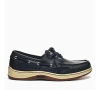 Sebago Clovehitch II FGL, zapatos náuticos encerados para hombre, azul marino, 42 EU