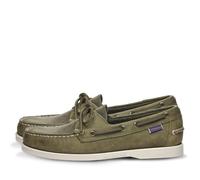 Sebago Docksides Portland Crazy H, Náuticos Hombre, Verde (Green Military 909), 39.5 EU