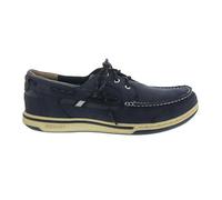 Sebago Hombre Triton Three Eyelets FGL Zapatos de Barco, Blue Navy., 39.5 EU