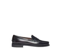Sebago- Mocasín Penny Loafer de cuero liso- Shoes- Hombre- Marrón- 40 1/2 EU- Mocasín Penny Loafer de cuero liso