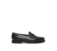 Sebago - Mocasines negros de cuero con tachuelas - Shoes - Mujer - Negro - 38 EU -