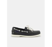 Sebago Sebago - Náuticos de hombre en piel con suela de goma. Azul Talla 41