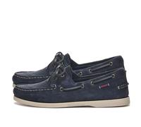 Sebago Zapato de barco Portland Flesh out Azul Marino de ante - 781111W 908 - Talla, turquesa, 37 EU