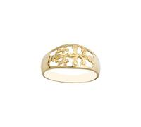 Sebaoth Sortija Cruz de Caravaca Angeles Oro Ley 18K - Todas Las Tallas (12)
