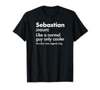 Sebastian como Un Chico Normal Solo Cooler Legend King First Camiseta