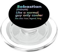 Sebastian como Un Chico Normal Solo Cooler Legend King First PopSockets PopGrip para MagSafe