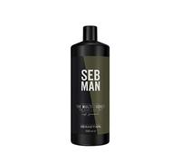 SEBASTIAN PROFESSIONAL The Multitasker: Champú Hombre Frescor Intenso 3-in-1: Piel, Cabello Y Barba, Cedro, 1000 Mililitro