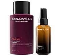 Sebastian Set Silky Shine (champú 250 ml + aceite capilar 95 ml)