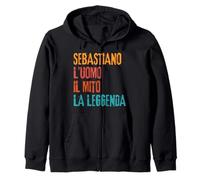 Sebastiano L'Uomo Il Mito La Leggenda Festa di Compleanno Sudadera con Capucha