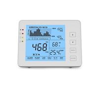 Seben 1200P W Medidor y Monitor de CO2 con semáforo, Alarma acústica, Registrador de Datos para la medición de la Calidad del Aire