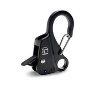 Sebnux Staines - Clips Ajustables de Acero para Guardabarros de Barco, Ganchos de liberación rápida para Parachoques de Barco, Ideal para Barcos pequeños y pontones (4)