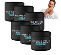 Sebo bovino para la piel, bálsamo sebáceo para hombres, crema hidratante natural de pastos, crema hidratante y nutritiva para cara, cuerpo y manos, bálsamo antisequedad para hombres (6 unidades)