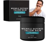 Sebo bovino para la piel, bálsamo sebáceo para hombres, crema hidratante natural de pastos, crema hidratante y nutritiva para cara, cuerpo y manos, bálsamo antisequedad para hombres (1 unidad)