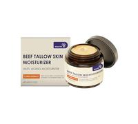 Sebo bovino para la piel, crema facial de sebo forrado, crema hidratante antiedad no grasosa, aroma cítrico (1)