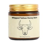 Sebo bovino para la piel - Crema hidratante orgánica de pastos con bálsamo de miel, crema hidratante natural para rostro y cuerpo, alivio para pieles secas y sensibles (1)