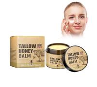 Sebo de Res para la Piel, Humectante Facial de Sebo de Res Orgánico,Bálsamo de Sebo y Miel Orgánico 100% Natural de Animales Alimentados con Pasto para Rostro y Cuerpo, Hidratación Profunda