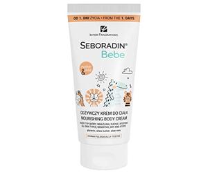 Seboradin Bebe Crema Nutritiva para Bebés, Niños y Personas con Piel Atópica Sensible, Seca, Cuidado de Bebés, desde el Primer Día, Aloe Vera Aceite de Albaricoque, Alivia Inflamación, 200 ml