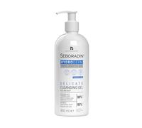 Seboradin Hydroderm Gel de Ducha Para Pieles Sensibles Secas y Atópicas Gel Limpiador Para Cara y Cuerpo Con D-Pantenol Emoliente Aceite de Semilla de Algodón 400ml