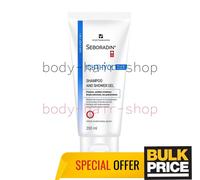 Seboradin Ichtiol Champú Gel de Ducha para Piel Grasa Caspa Exceso Sebo 200ml