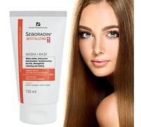 Seboradin Máscara Revitalizadora, Hombre y Mujer, Extractos Naturales, para Cabello Dañado con Ginseng, 150 ml