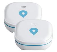 SEBSON 2X Detector de Agua Mini GS153 batería de Larga duración de 10 años, Sensor de Agua para Cocina/baño, inundacion, Alarma de Agua 60x60x24mm