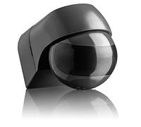 SEBSON® 2X Detector de Movimiento Exterior IP44, Montaje Superficie en Pared, programable, Sensor de Infrarrojos, Alcance 12m / 180°, LED Adecuado, orientable