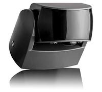 SEBSON® 2X Detector de Movimiento Exterior IP65, Montaje Superficie en Pared, programable, 12m/180° y 3m/360°, LED Adecuado, Sensor de Infrarrojos con 2 Sensores