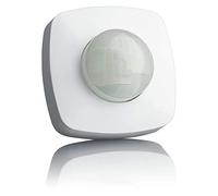 SEBSON 2X Detector de Movimiento Exterior IP65, Montaje Superficie en Techo, programable, 20x4m / 360°, LED Adecuado, Sensor de Infrarrojos con 2 Sensores