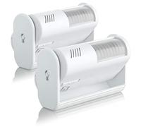 SEBSON 2X Sensor Movimiento con Alarma y con Sonido para Tiendas, Timbre Inalámbrico, Alimentado por Batería, Alarma de Seguridad