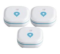 SEBSON 3X Detector de Agua Mini GS153 batería de Larga duración de 10 años, Sensor de Agua para Cocina/baño, inundacion, Alarma de Agua 60x60x24mm