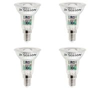 SEBSON Bombilla LED E14 5W Equivalente a 50W - 420 Lúmenes Blanco Cálido 3000K No Regulable - Angulo de Haz 46° - Bombilla LED 230V - Juego de 4