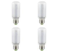 SEBSON Bombilla LED E27 8W Equivalente a 60W - 810 Lúmenes Blanco Cálido 3000K No Regulable - Angulo de Haz 280° - Bombilla LED 230V - Juego de 4