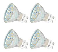 SEBSON Bombilla LED GU10 5W Equivalente a 35W - 420 Lúmenes Blanco Cálido 3000K No Regulable - Angulo de Haz 110° - Bombilla Spot LED 230V - Juego de 4