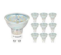 SEBSON Bombilla LED GU10 5W Equivalente a 35W - Juego de 10-420 Lúmenes