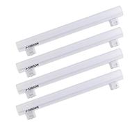 SEBSON Bombilla LED S14S 4W Equivalente a 35W - 400 Lúmenes Blanco Cálido 3000K No Regulable - Angulo de Haz 150° - Bombilla Tubo 30cm 230V - Juego de 4
