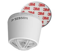 SEBSON Detector de Calor Incluye Soporte Magnético, Batería de Litio de Larga Duración 10 Años, Mini Detector de Calor para Cocina/baño, Ø50X43,5mm, GS403