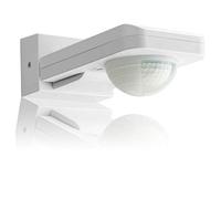 SEBSON Detector de Movimiento Exterior IP65, Montaje Superficie en Pared y Techo, programable, 20m / 360°, LED Adecuado, Sensor de Infrarrojos con 3 Sensores