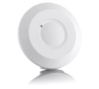 SEBSON® Detector de Movimiento para Interiores, Montaje Superficie en Techo, LED Adecuado, programable, RF Sensor, Alcance 2-16m / 360°, Luces 300W / 800W